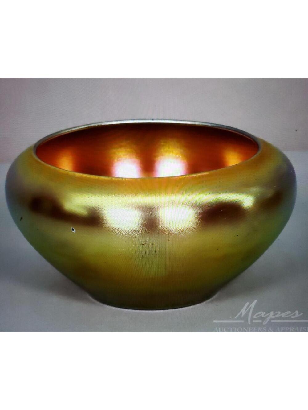 Vtg Steuben Aurene Bowl